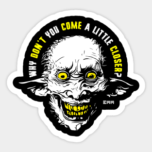 Monster, Zombie, Scary Creature, evil Sticker